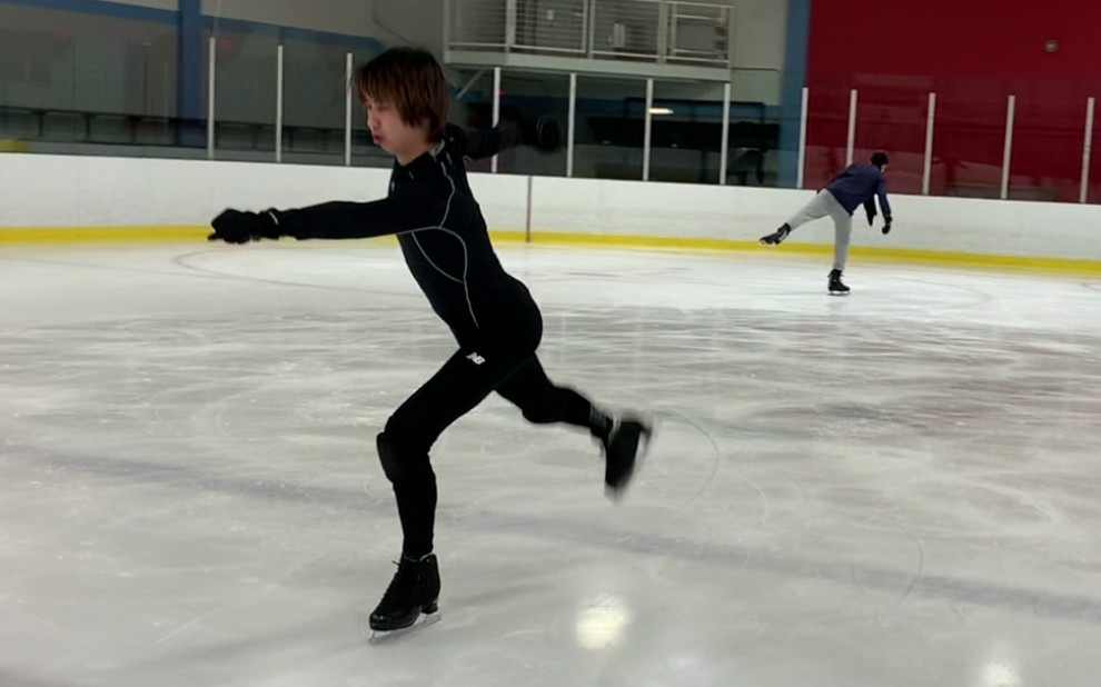 活动作品勾手跳初体验lutz跳练习自学花样滑冰系列