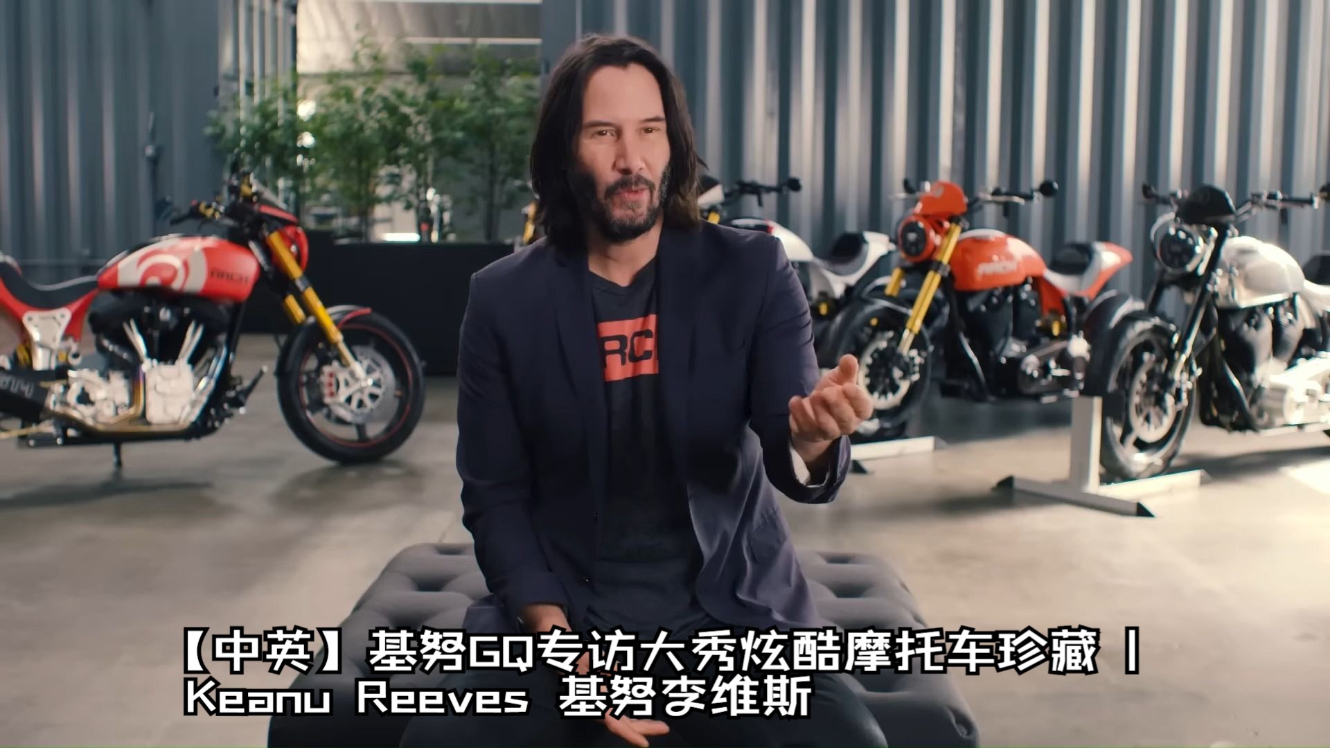 【中英】基努GQ专访大秀炫酷摩托车珍藏 | Keanu Reeves 基努李维斯哔哩哔哩bilibili