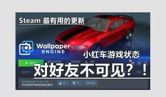 Download Video: Steam可设置私密状态Wallpaper:【小红车】 游戏状态对好友不可见！