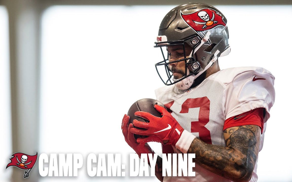 nfl坦帕湾海盗训练营 d9 集锦 赶上mike evans生日了