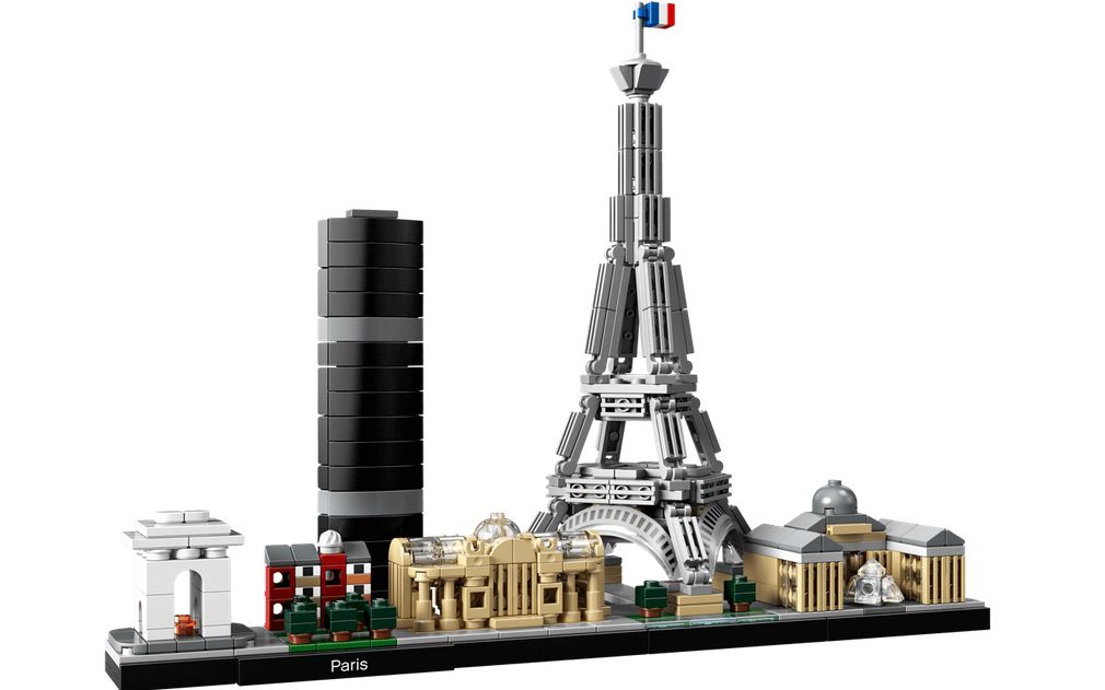 乐高 lego 21044 建筑系列 巴黎天际线 拼搭搬砖视频