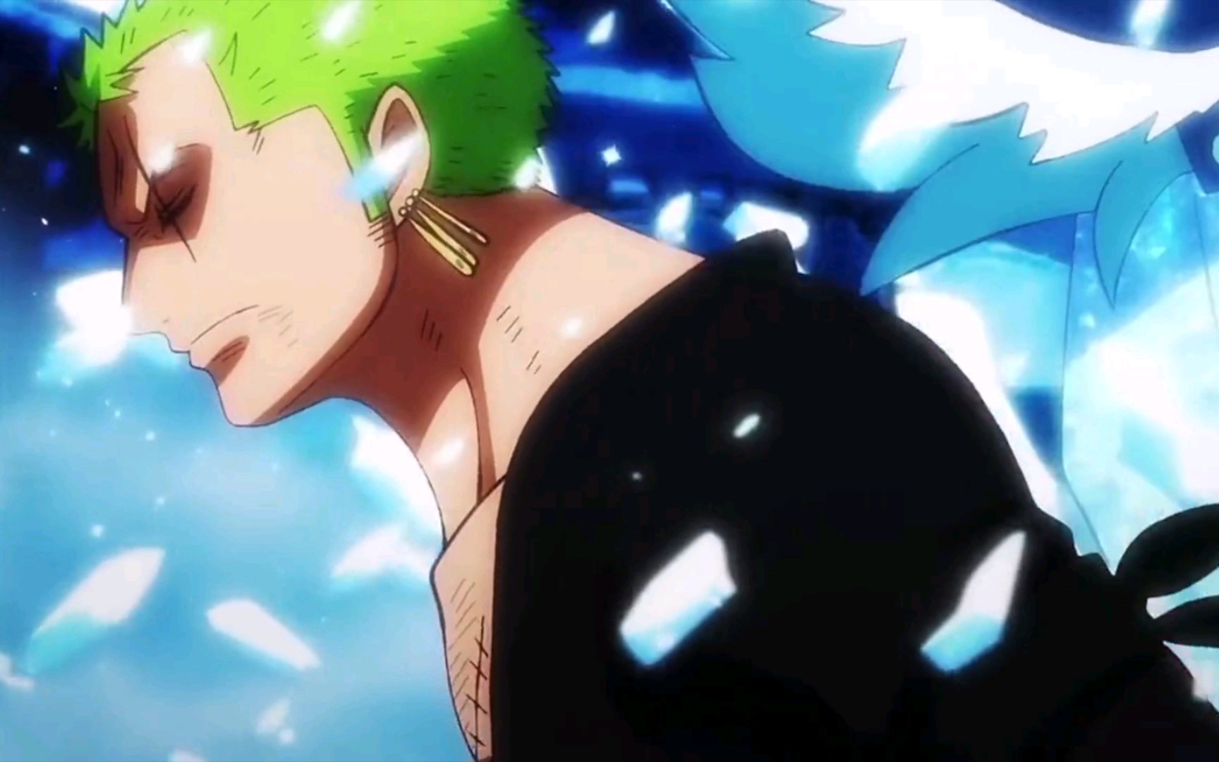 无声的愤怒,索隆第一次无声发招