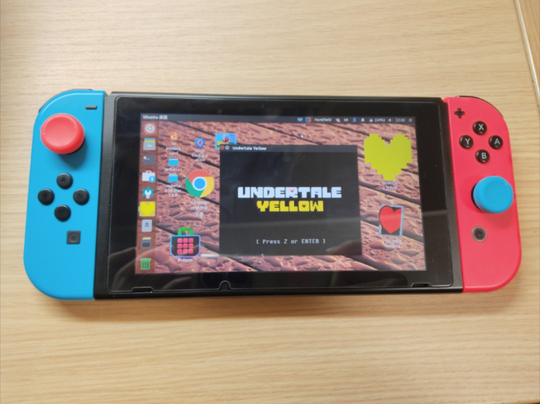 [图]Switch折腾机居然能顺利运行Undertale Yellow？！还挺流畅嘞！