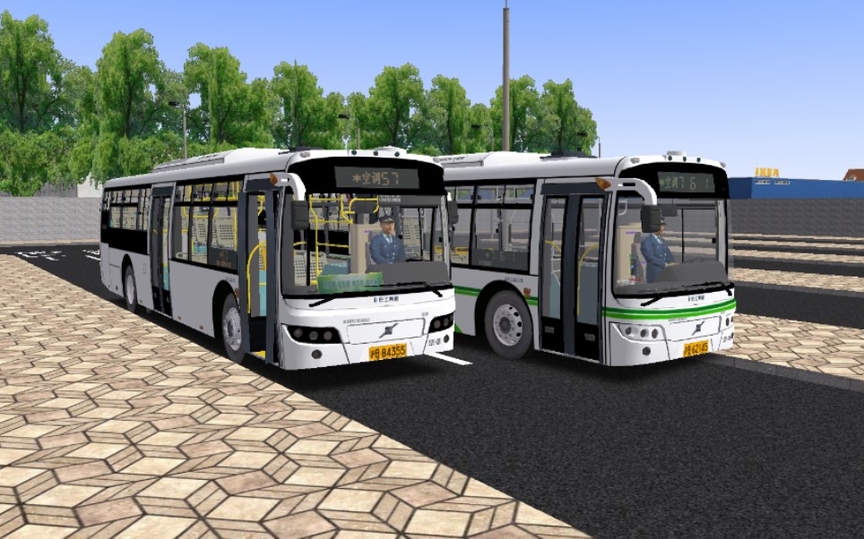 omsi2大部分趴趴的现状驾驶新发布的swb6120v4le行驶于墨城57路区间伪