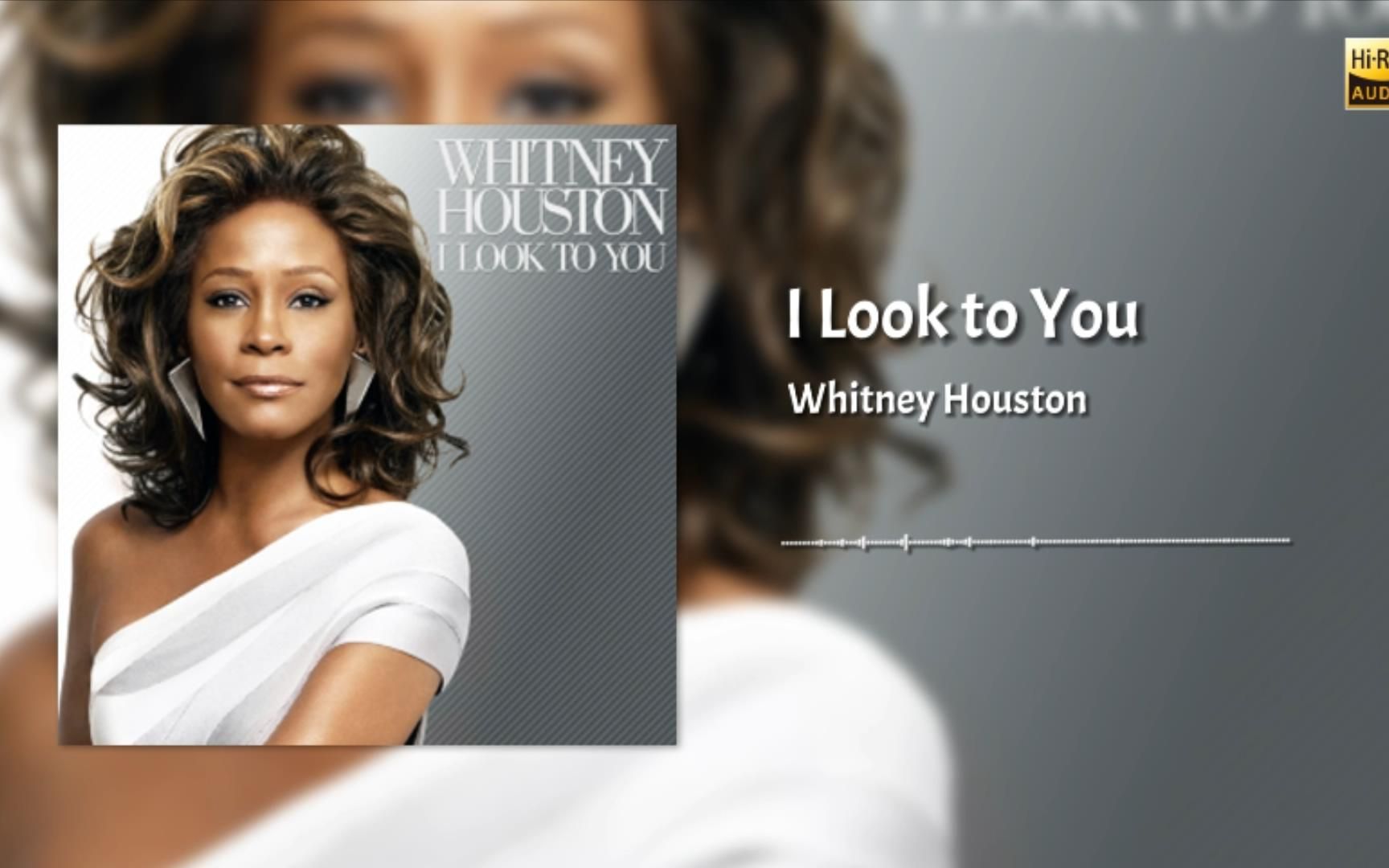 [图]音乐纯享：Whitney Houston《I Look To You》专辑，欧美音乐 无损音质 沉浸式听歌