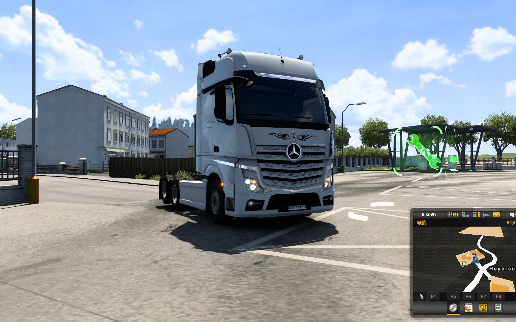 欧卡2mod:舒米的奔驰mp4重做2.6(1.40)