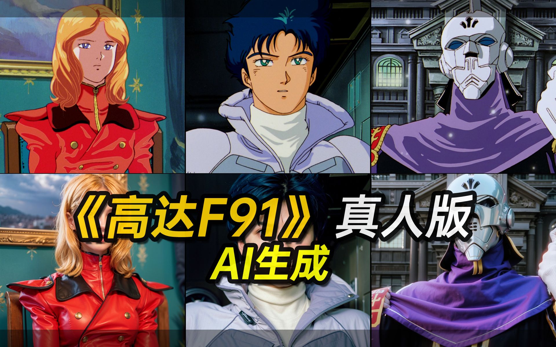 [图]《高达F91》真人版【AI生成】【Gundam F91 real person Made by AI 機動戦士ガンダムF91 実写版】机动战士高达