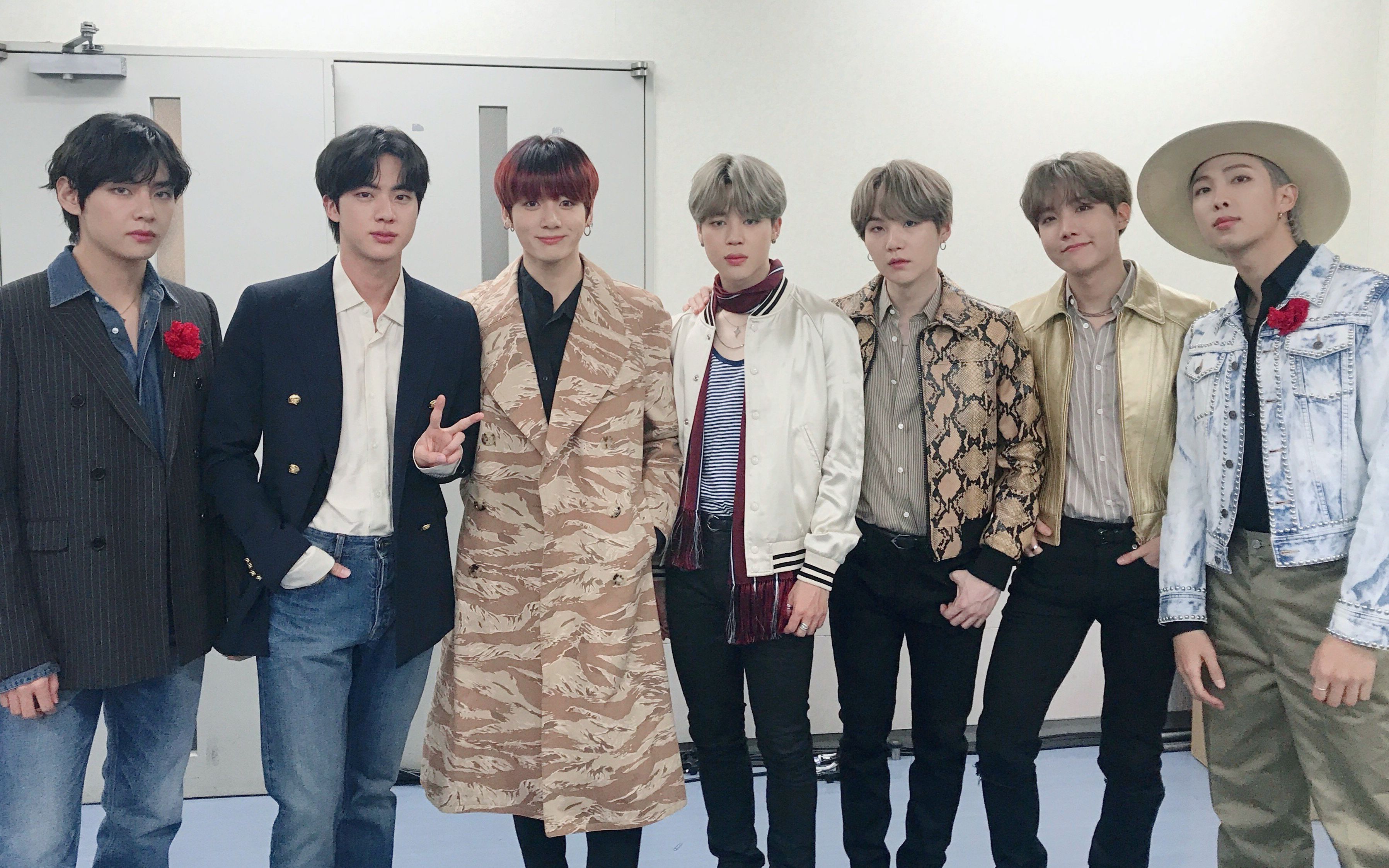 【防弹少年团】191204 bts 2019mama reaction视频合集