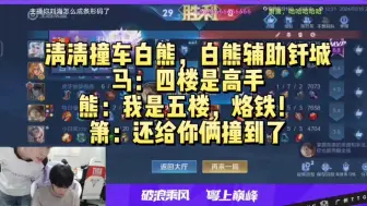 Download Video: 清清撞车白熊，马：四楼是高手；熊：我是五楼烙铁！