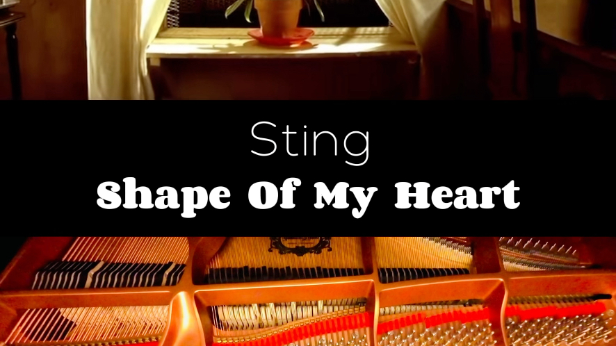 [图]Sting - Shape Of My Heart #钢琴Riff #这个杀手不太冷