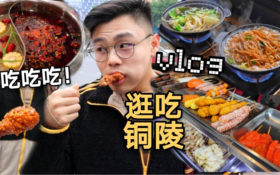 【阿栋vlog上】一日六餐!回家胖10斤...雄姐带我逛吃安徽铜陵~炸鸡火锅烤肉炸串蛋糕丨鸭血粉丝丨日料丨下午茶甜品哔哩哔哩bilibili