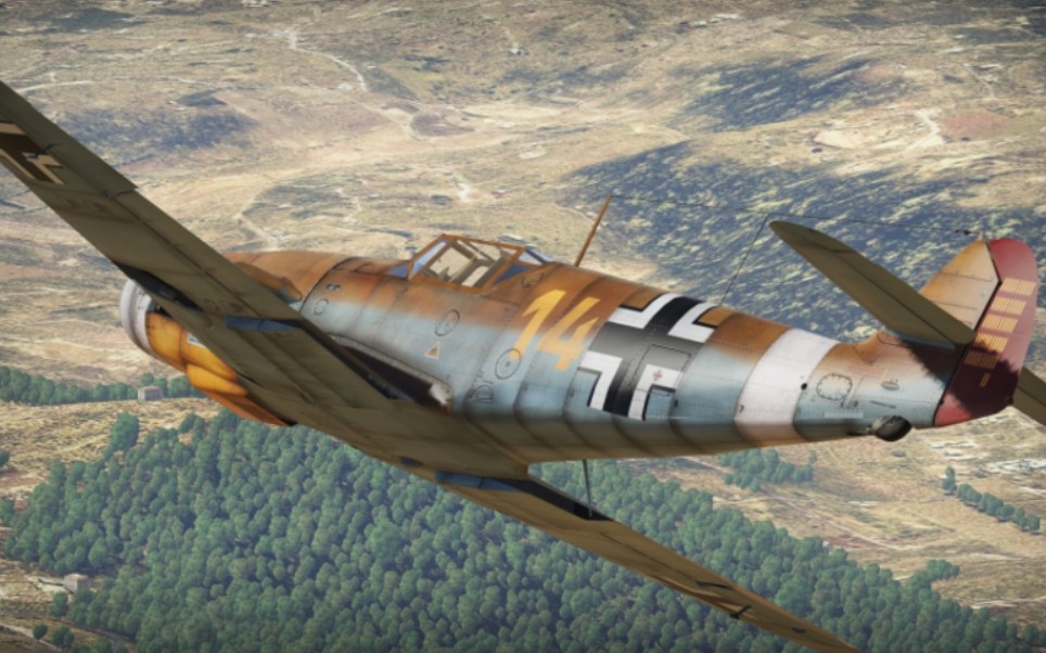 战争雷霆〕北非之星,德意志鬼神,bf-109f4击杀集锦