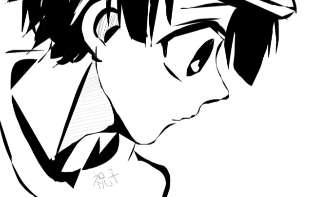 【地缚少年花子君】花子君侧脸绘画过程