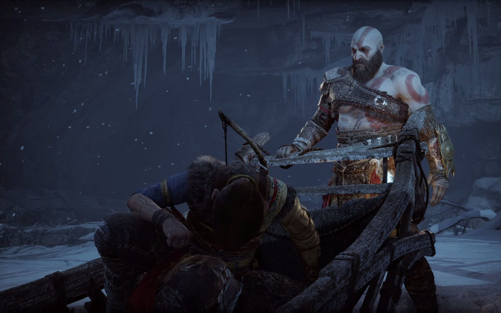 god of war 战神5 半文盲老父亲和战神