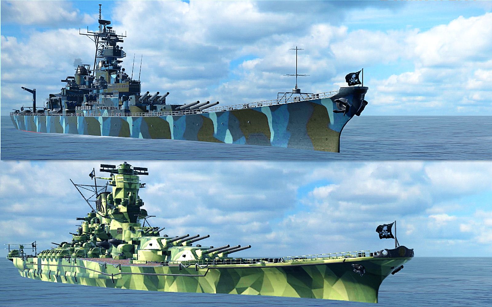 活动作品现代战舰大和与密苏里4k