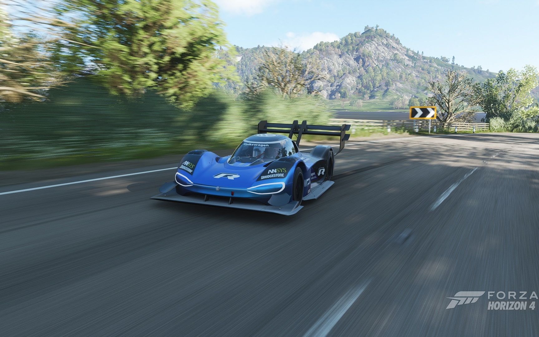 forza horizon 4 地平线4萌新电动车环岛练习_哔哩哔哩 (゜-゜)つロ