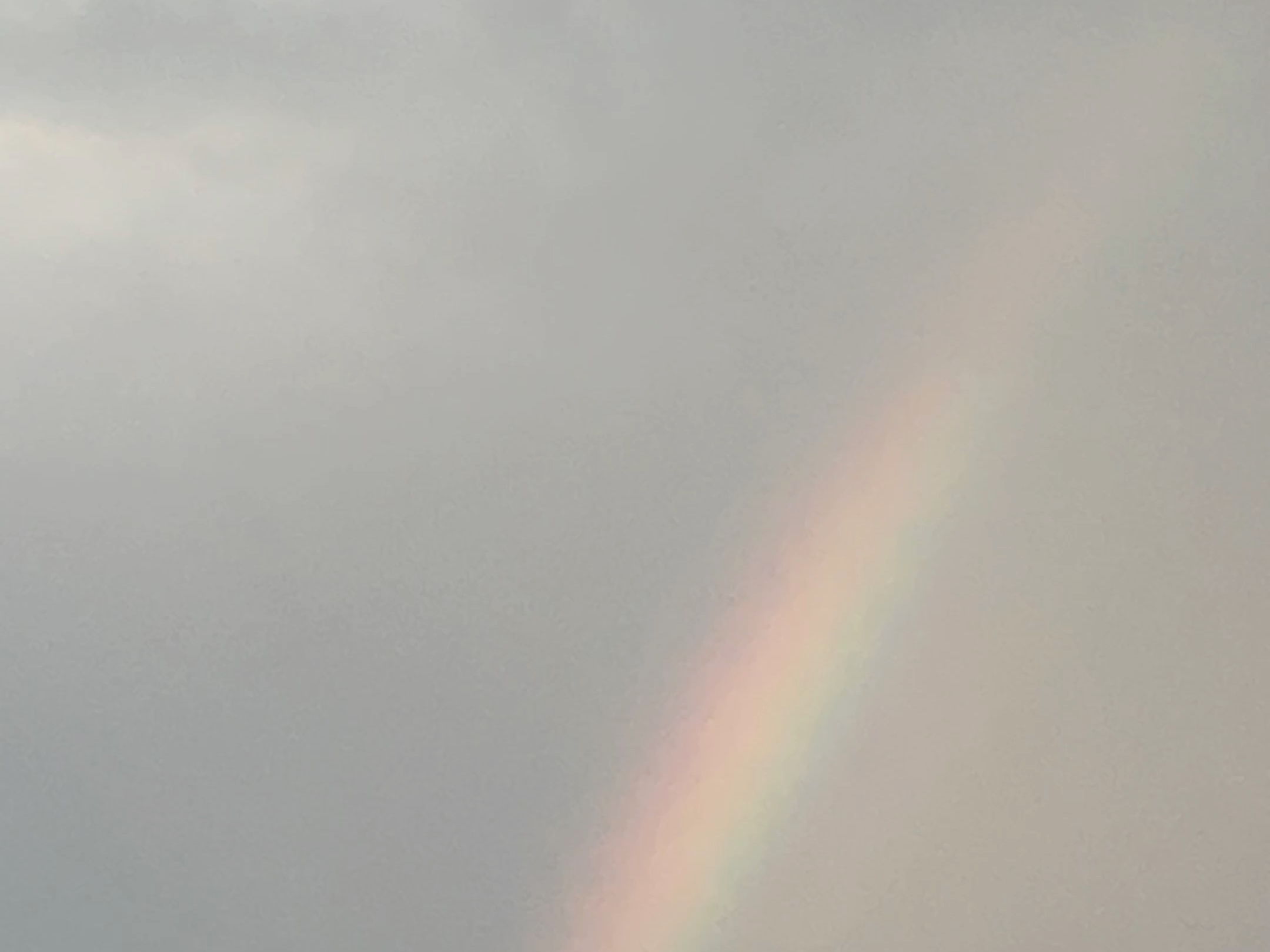 几个月前的彩虹照片,给大家看下真实的彩虹