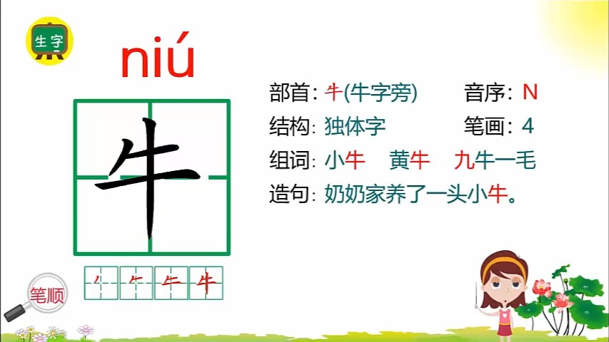 牛怎么组词 B站