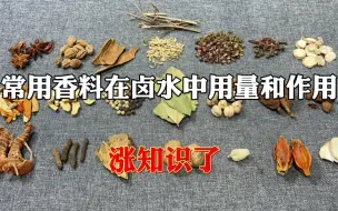 Download Video: 大厨详细讲解：常用香料在卤水中用量和作用，通俗易懂，干货收藏