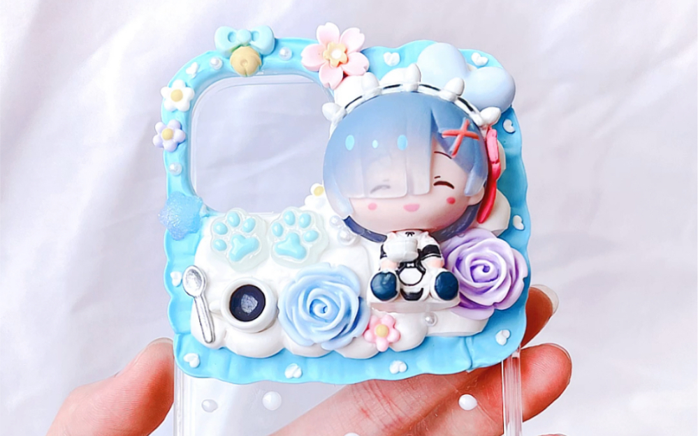 活动作品从零开始的异世界生活雷姆二次元动漫奶油胶手机壳