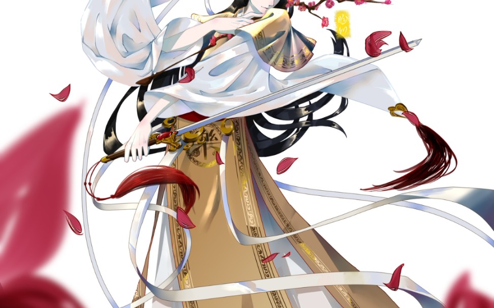 【板绘】花冠武神 绘画过程录屏