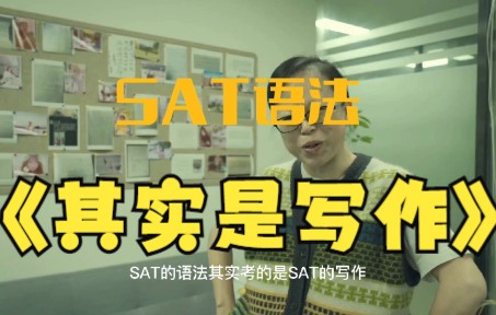 SAT语法其实是SAT的写作哔哩哔哩bilibili