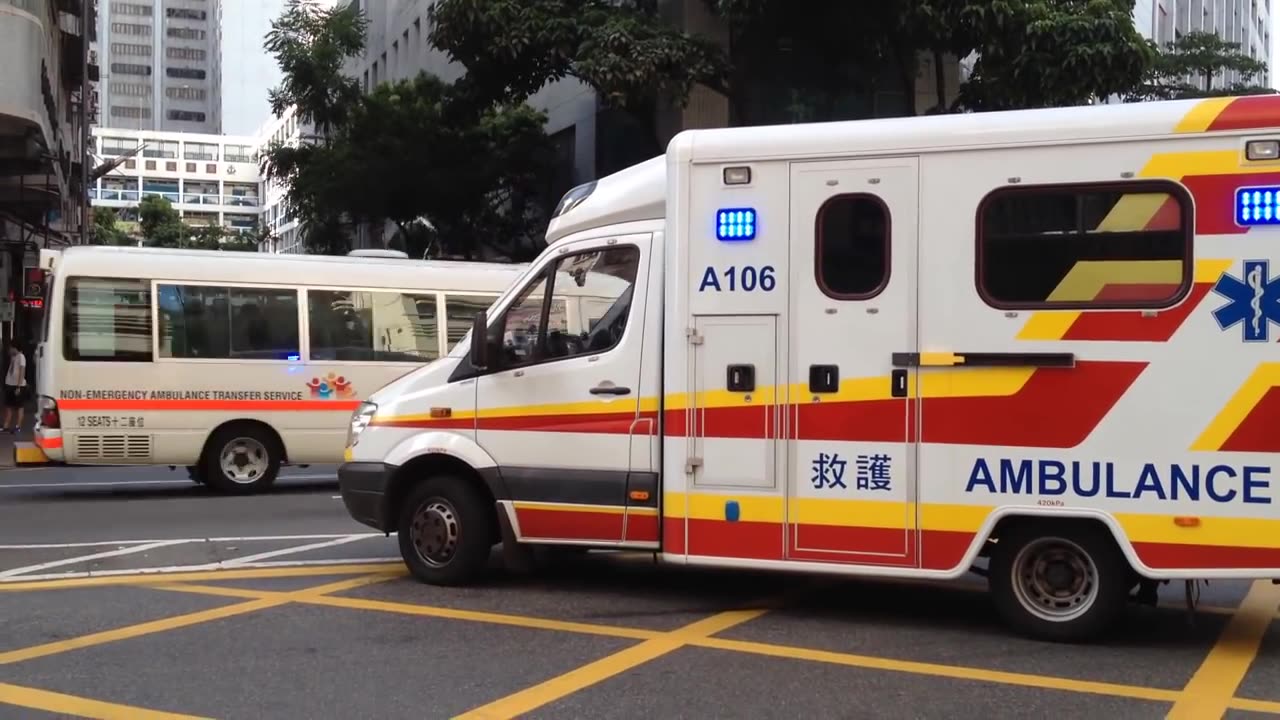 请让路予救护车!香港消防處救護車 a501