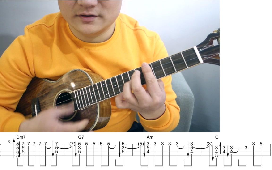 指弹教学未闻花名edsecretbaseukulele尤克里里指弹教学by胖子哇