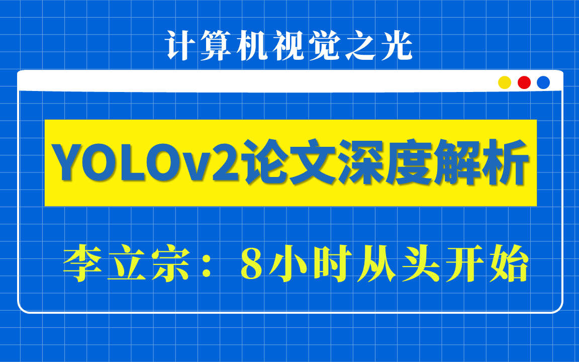 YOLOv2论文深度解析(7个小时原汁原味读YOLOv2论文)哔哩哔哩bilibili