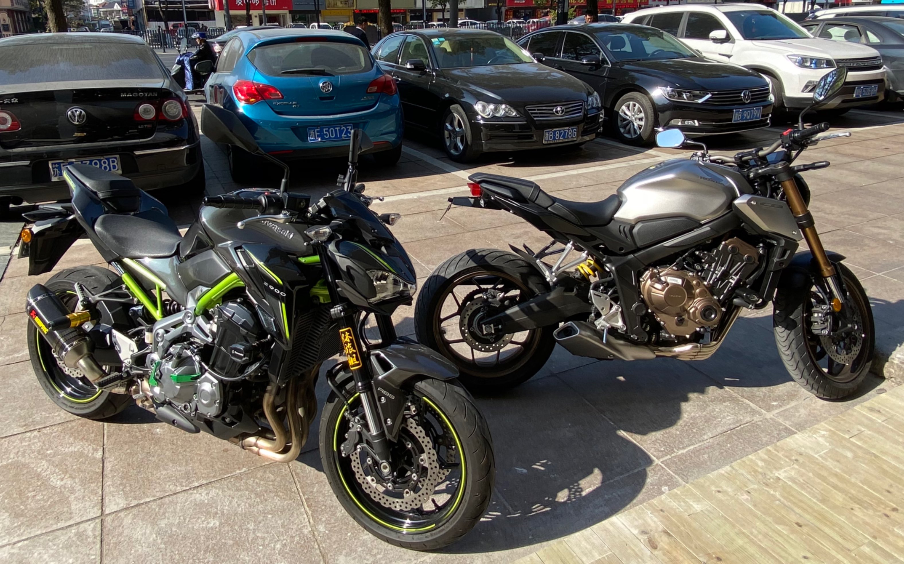 活动  z900与cb650r骑行(延迟摄影)以及insta360的摩托支架开箱视频