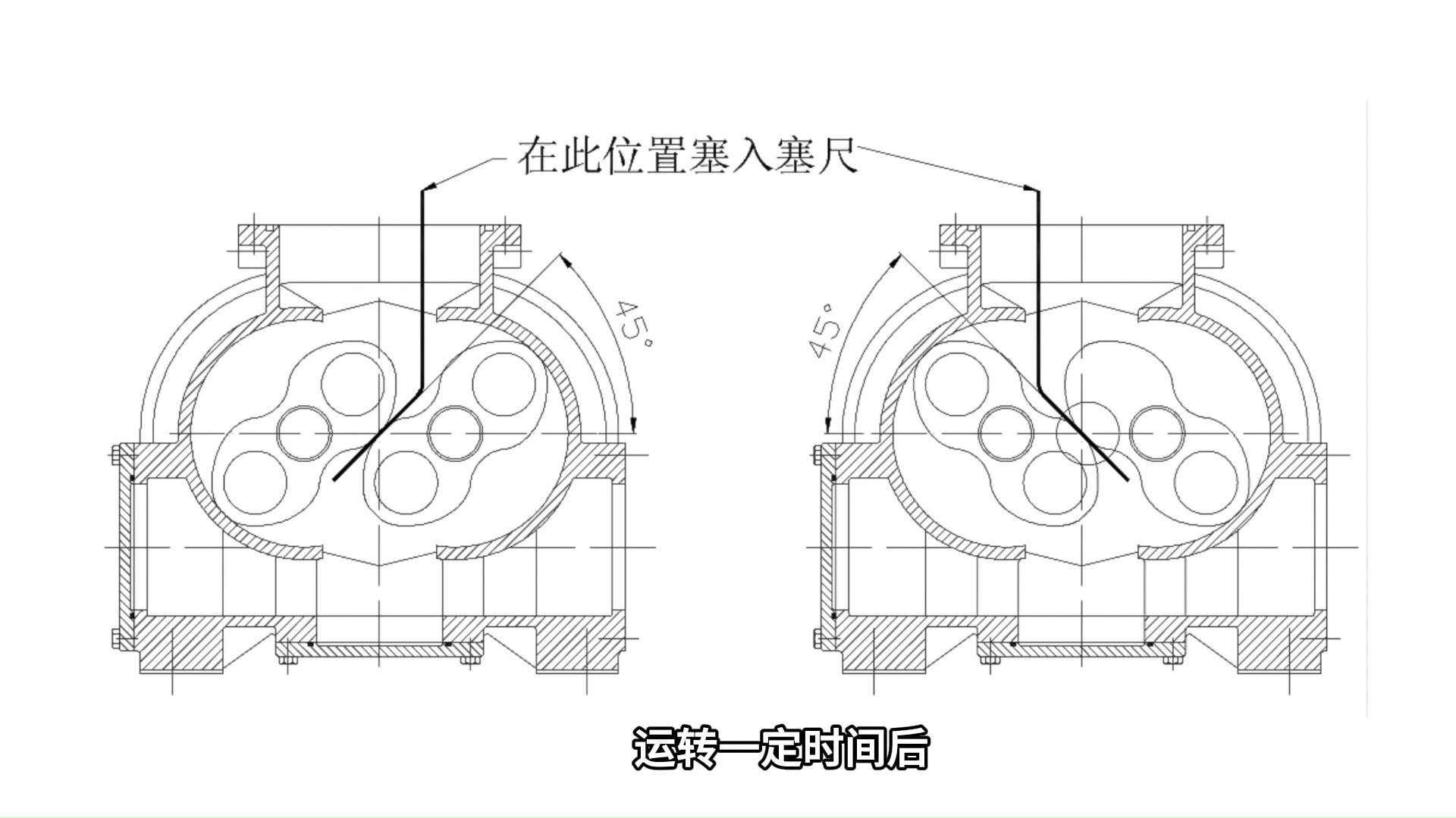 罗茨真空泵管道接管图图片