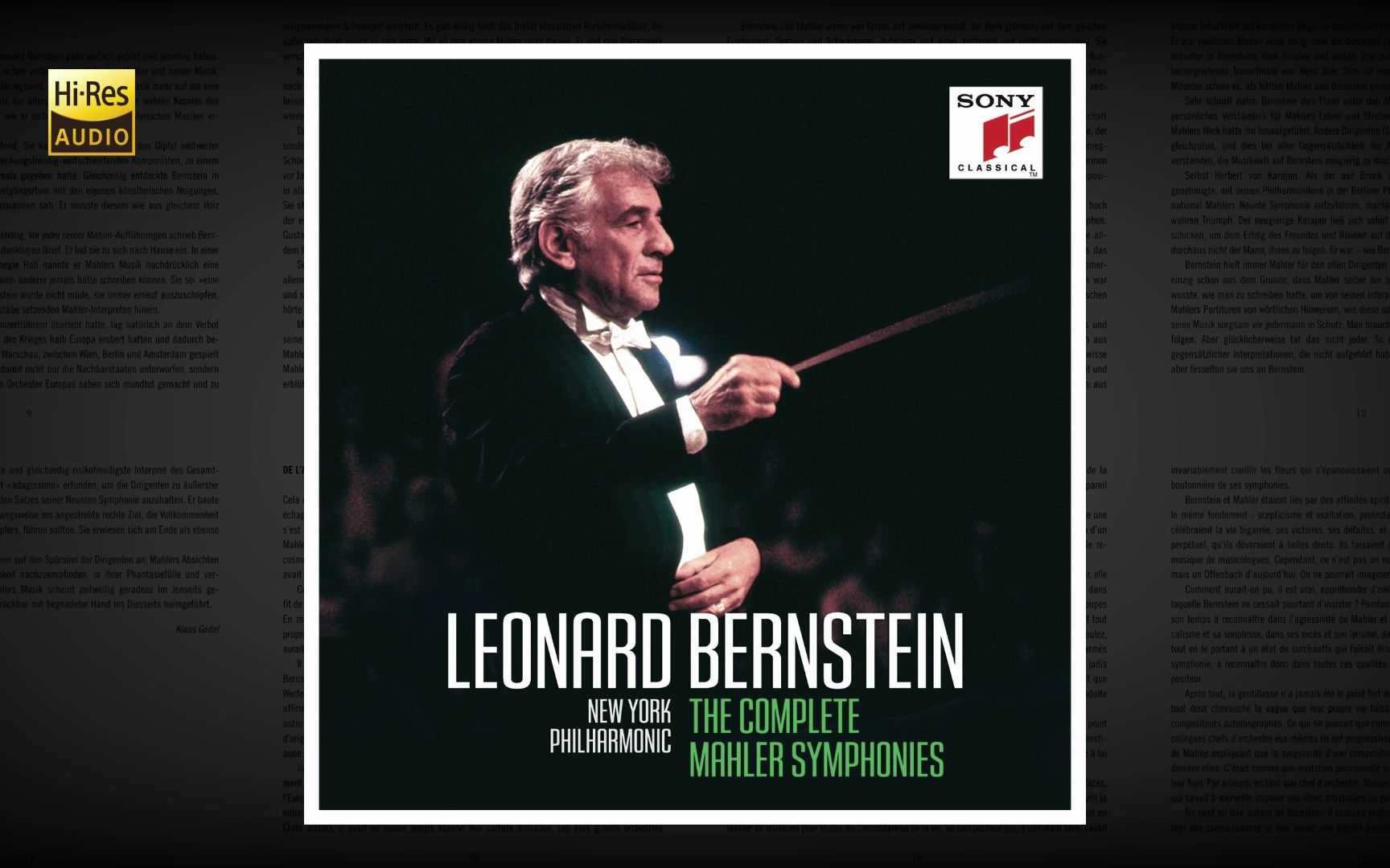 马勒交响曲全集 伯恩斯坦Bernstein 纽约爱乐乐团(19601968) CD Quality哔哩哔哩bilibili