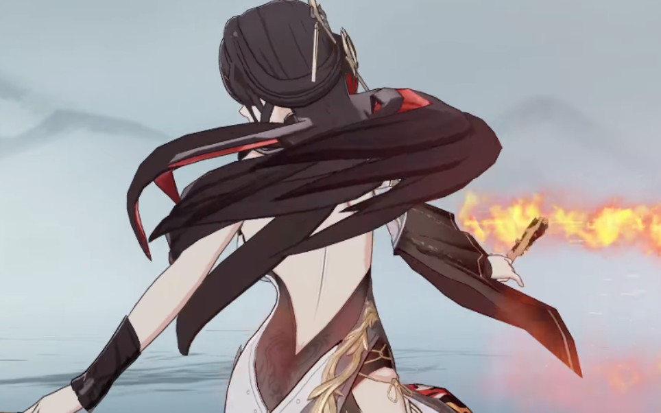 [深空之眼]修正者 陵光 全姿势展示 (陵光看了要大人)