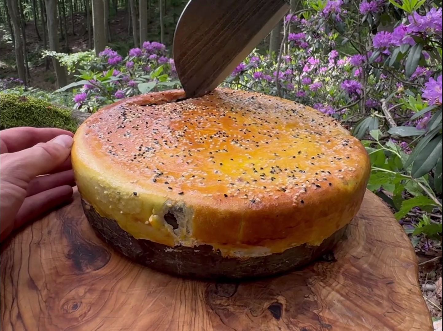 户外野炊美食:简易自制卷饼惠灵顿!911595