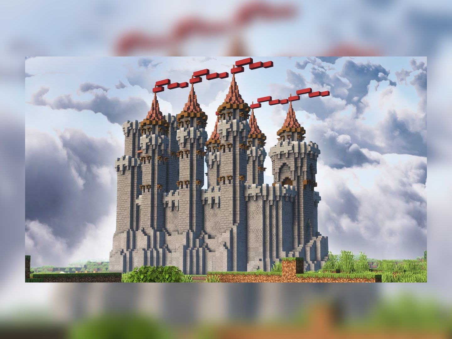 【minecraft建筑教程】如何建造一座巨大的城堡