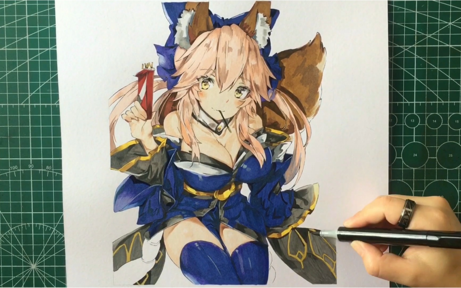 【fgo3期】马克笔手绘 玉藻前