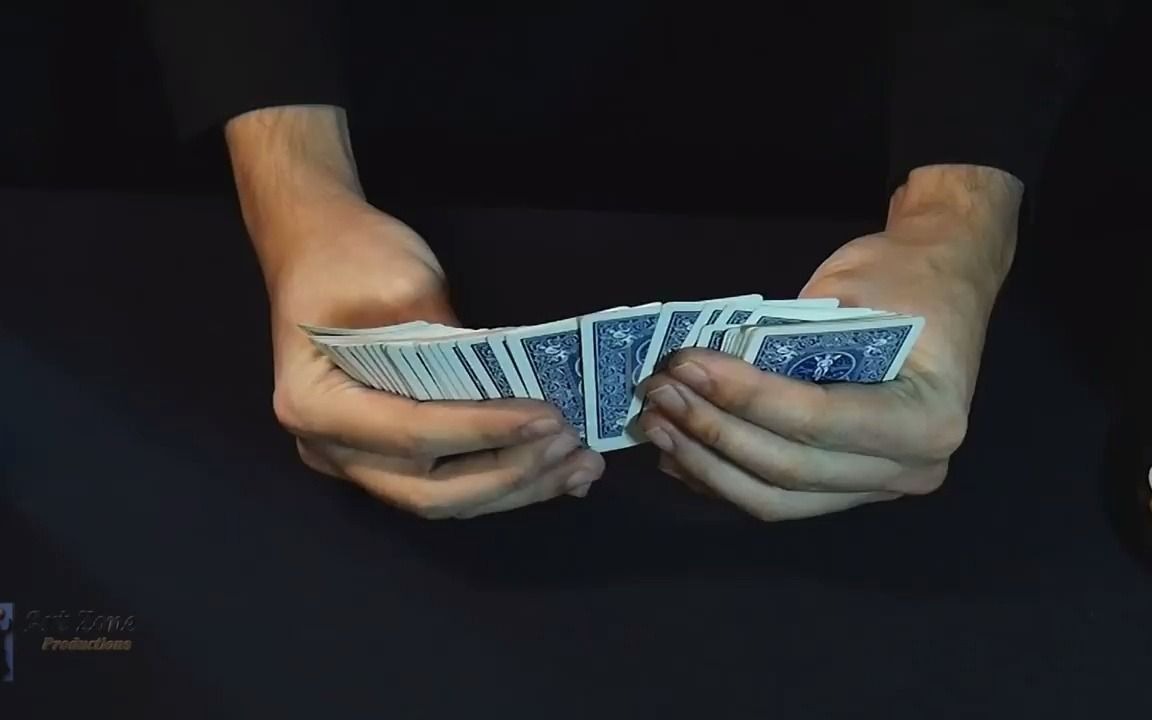 【魔术教学】假洗牌 胜利者手法 card trick - false faro shuffle