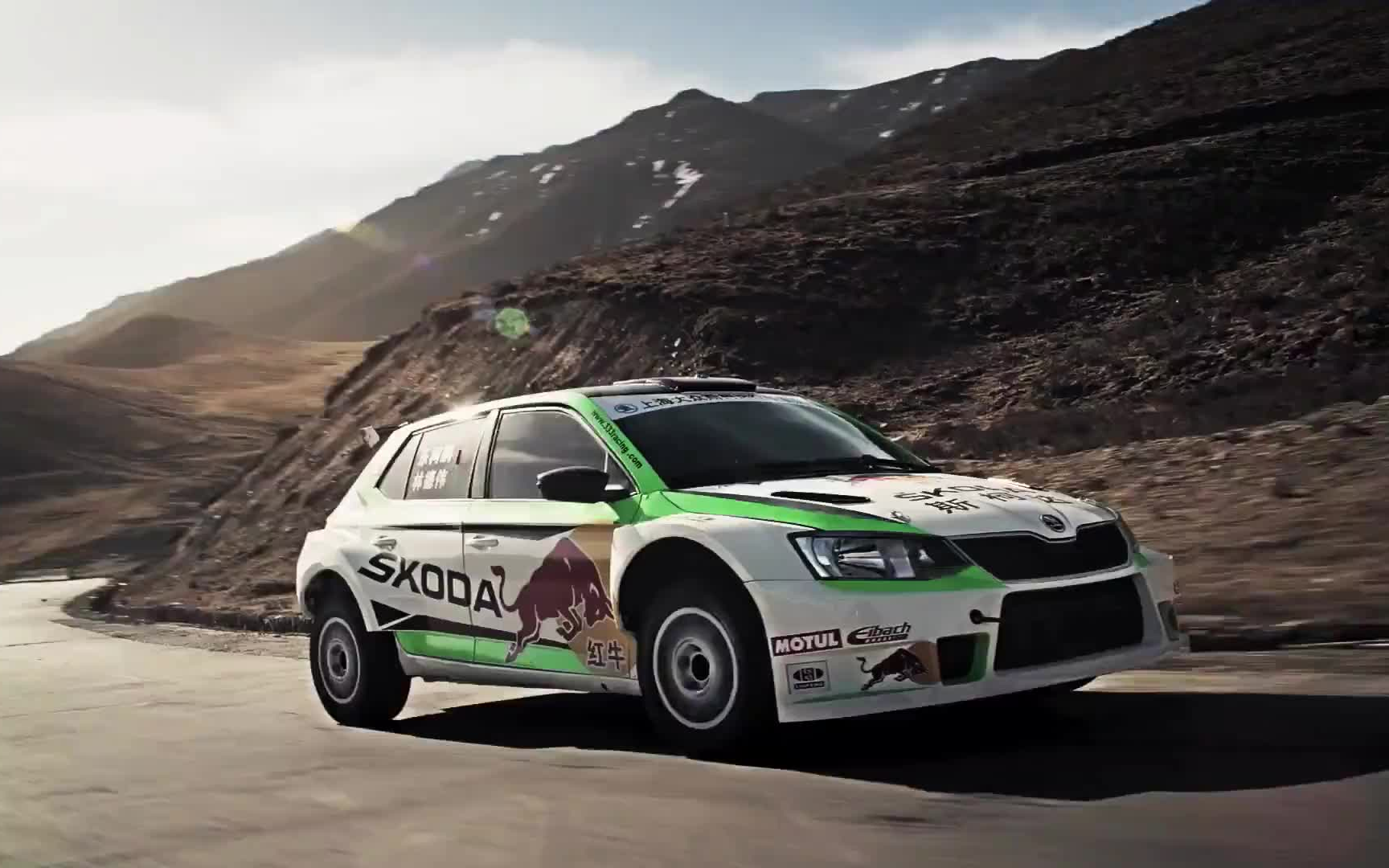 skoda-fabian crc-斯柯达晶锐拉力赛车广告
