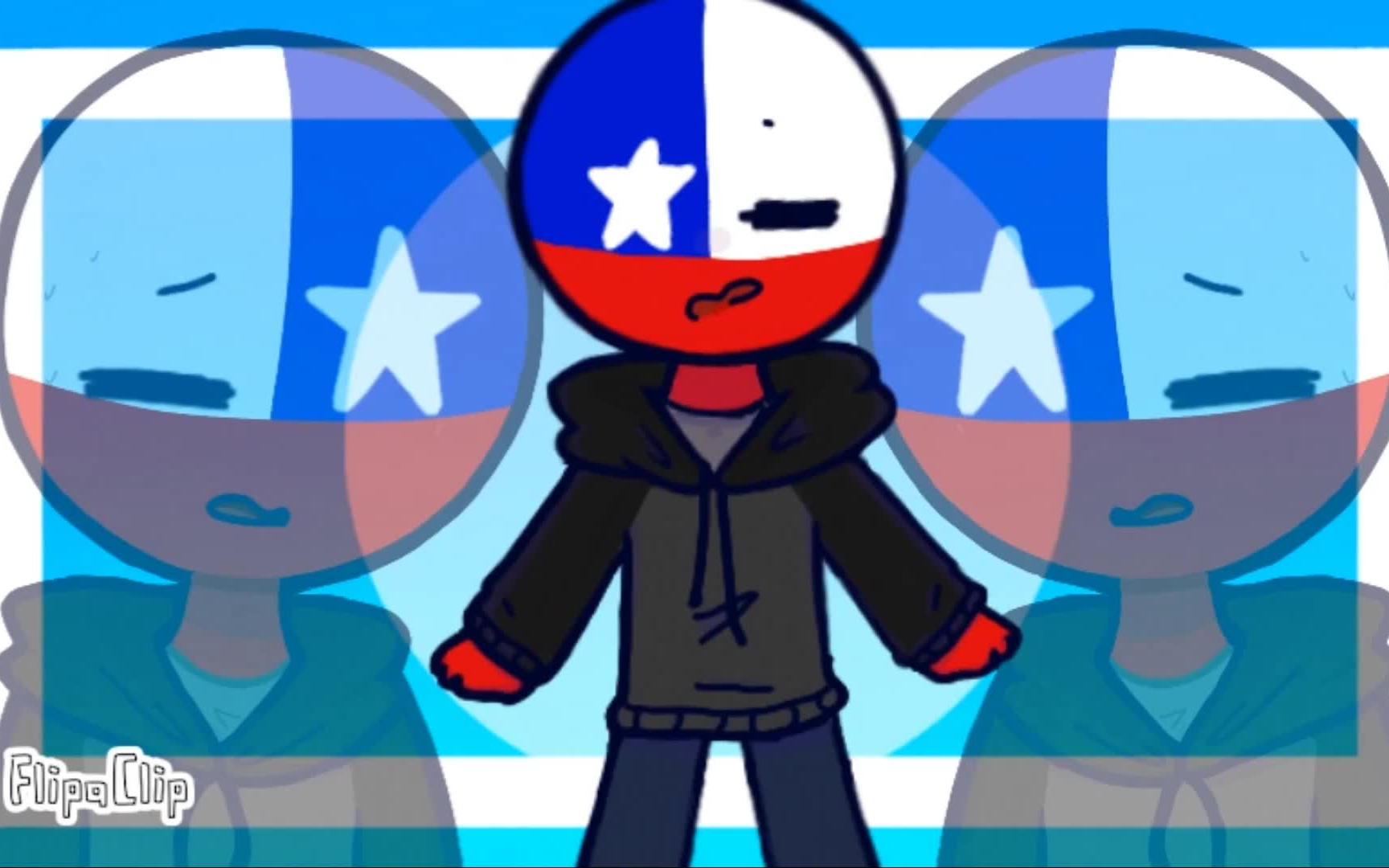 all night meme [countryhumans] - chile_嗶哩嗶哩