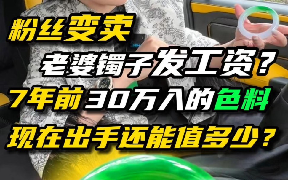 100万入手玻璃种乌鸡手镯!翡翠同行表示不理解!你们觉得值多少钱?哔哩哔哩bilibili