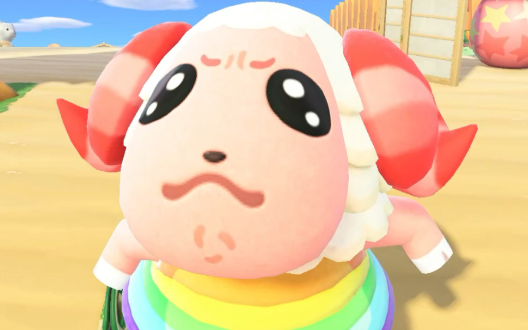 【动森】茶茶丸生气