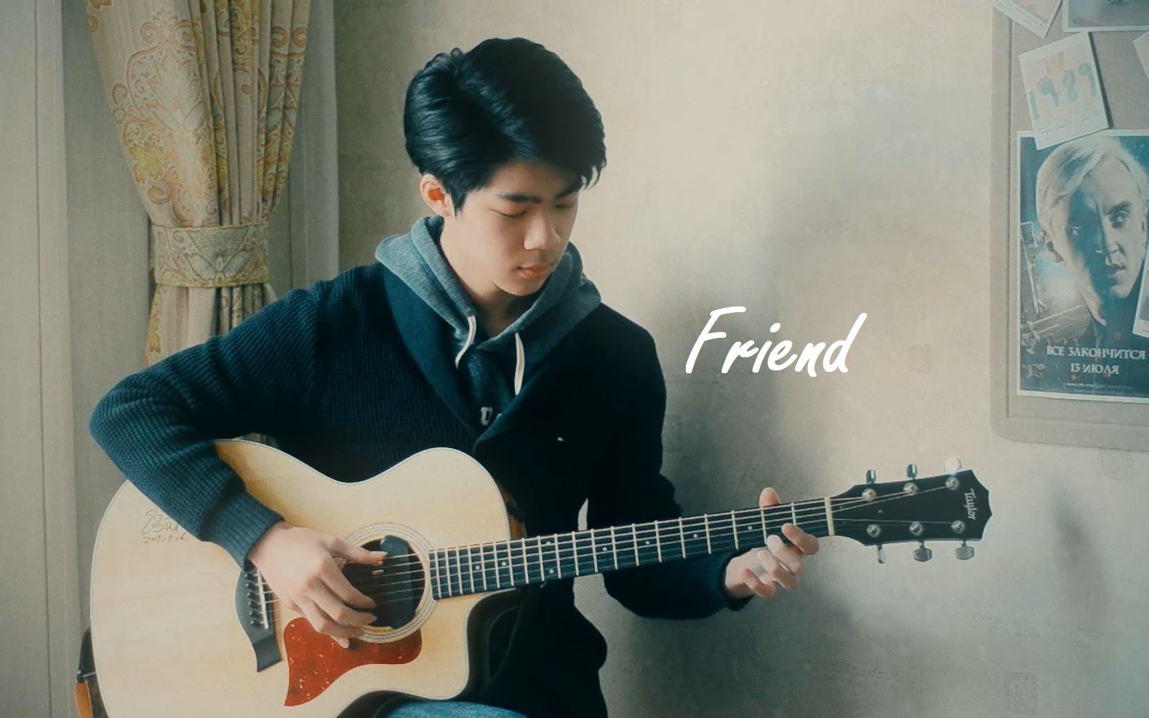 【指弹吉他】翻弹friend-松井佑贵yuki matsui_哔哩哔哩 (゜-゜)つロ