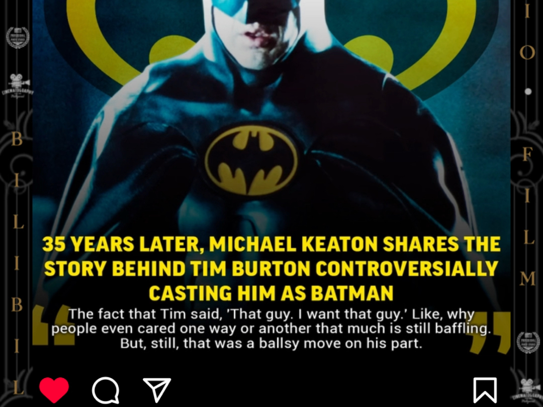 迈克尔·基顿将再次出演蝙蝠侠,第一次出演已是三十五年前