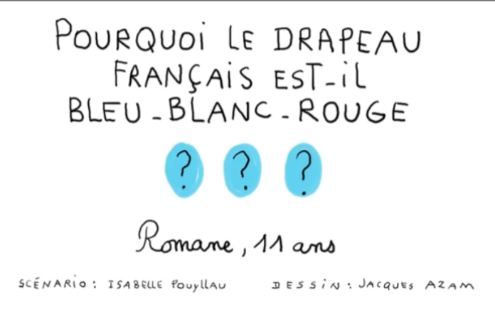 [图][Un jour une question] Pourquoi le drapeau français est-il bleu-blanc-rouge?