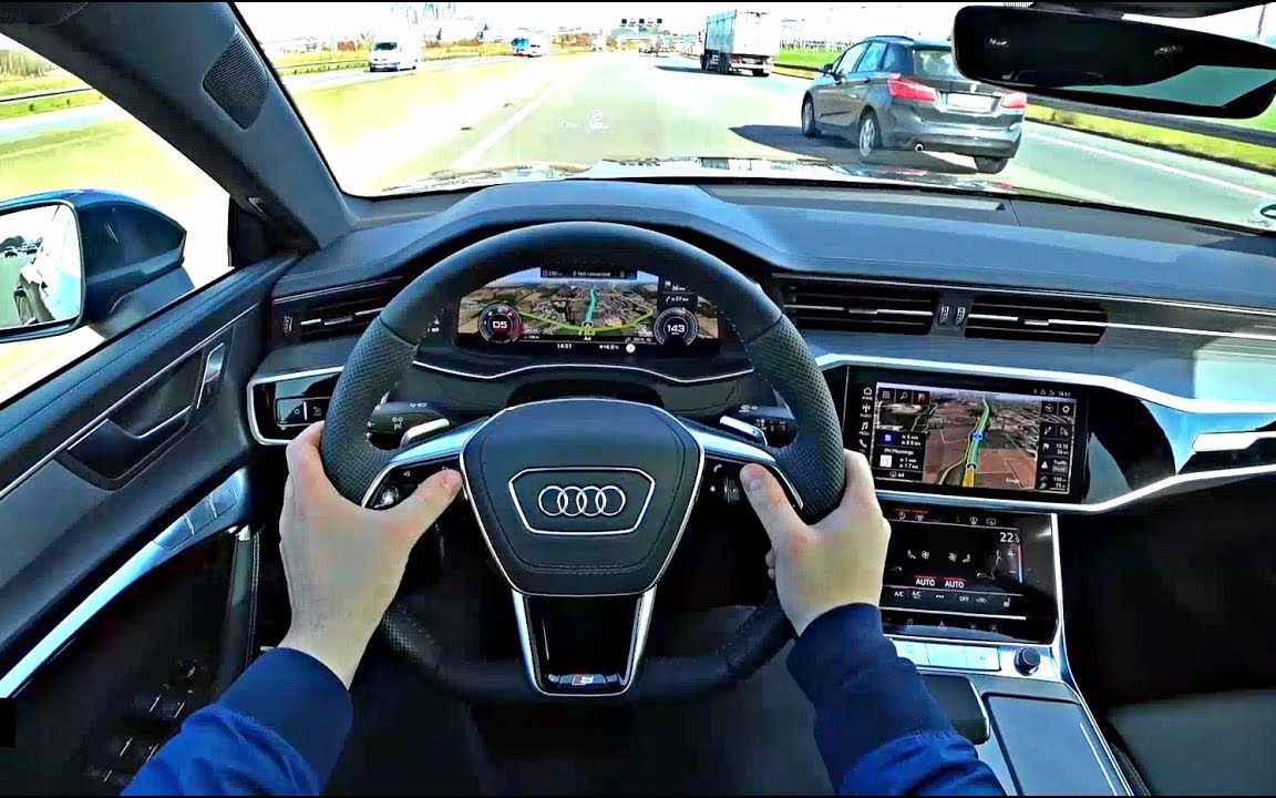 第一视角 新 奥迪 a7 2018 帅!灯帅!屁股帅!内饰帅!哪里都帅!买不买?