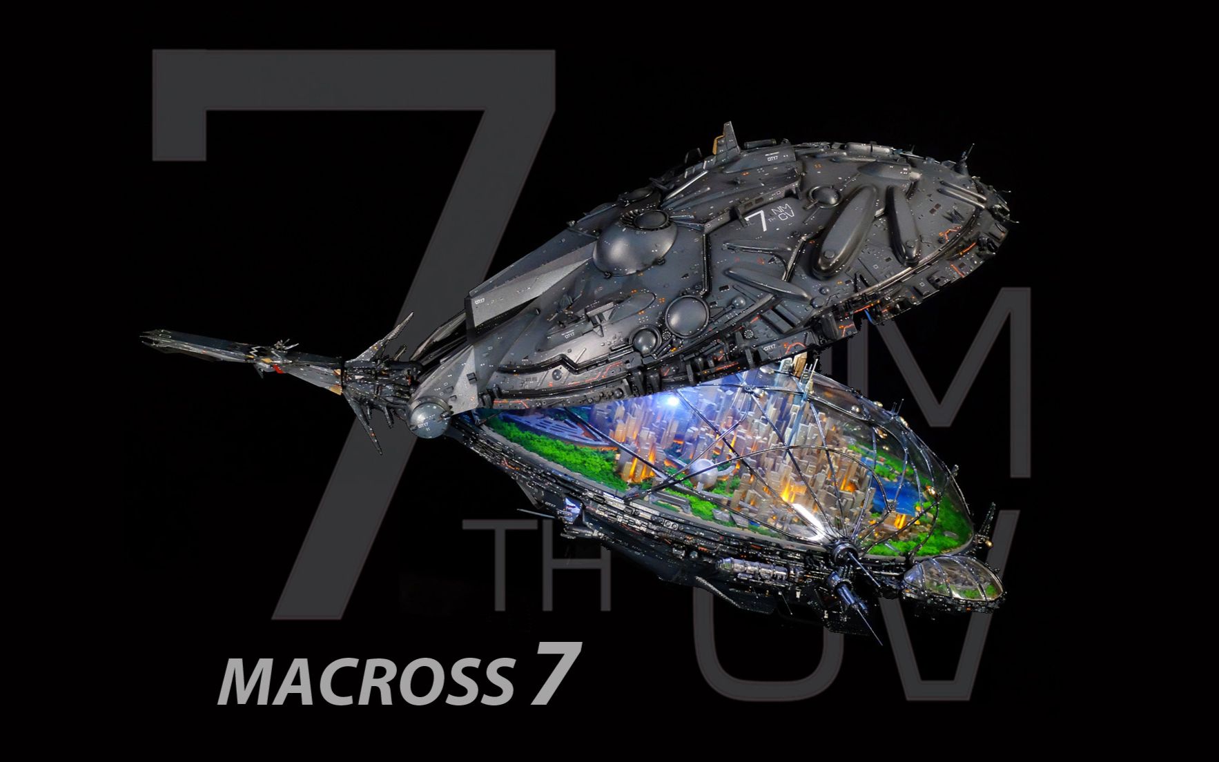 星海之城macross7移民船模型视频欣赏