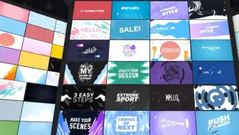 FCPX全中文版插件 429款MG手绘卡通流体LOGO标题转场动画包 含177音效