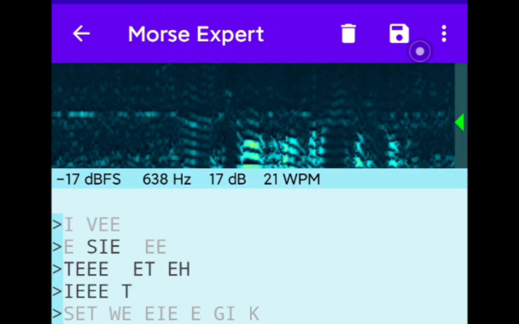 【HAM必备】业余无线电安卓应用之Morse Expert(摩尔斯码解码软件)哔哩哔哩bilibili