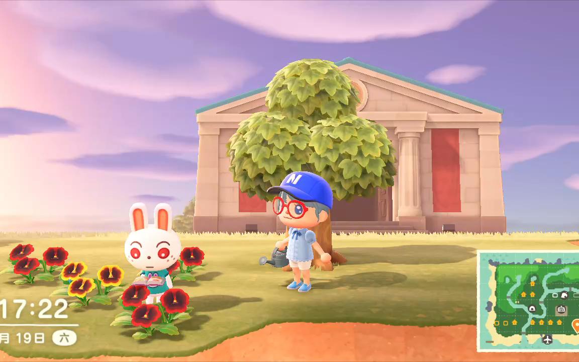 【动森】浪费45秒看月兔赏花_单机游戏热门视频