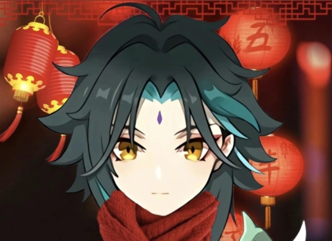 魈带着武器回家过年啦